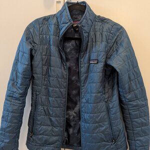 Patagonia Nanopuff Down Jacket Women's XS Blue